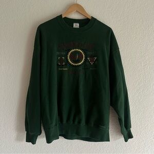 Vintage San Francisco forest green Sweater unisex